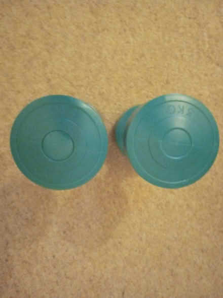 Photo of free 2 x 3kg dumbbells (Elvaston Meadows DE72) #2