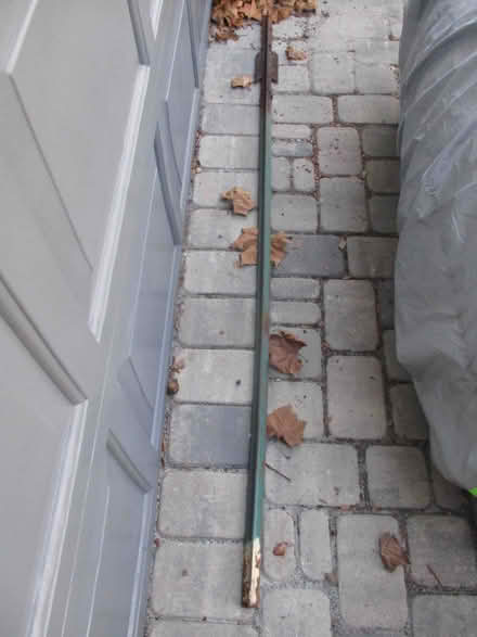Photo of free 78" long metal fence stake (casselberry) #1