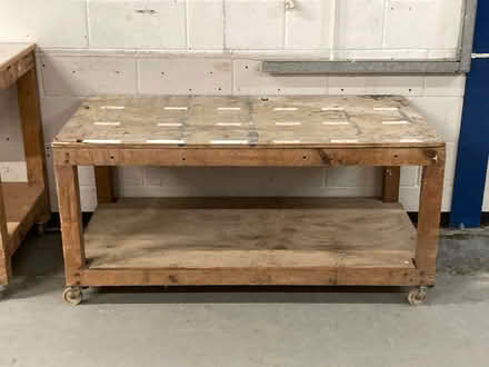 Photo of free KNIGHTON Work table on castors (Knighton LD7) #1