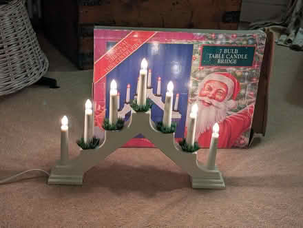 Photo of free Christmas Lights Table Decoration (University Area RG6) #1