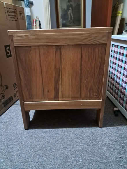 Photo of free Solid Oak Bedside Table (Balham SW12) #3