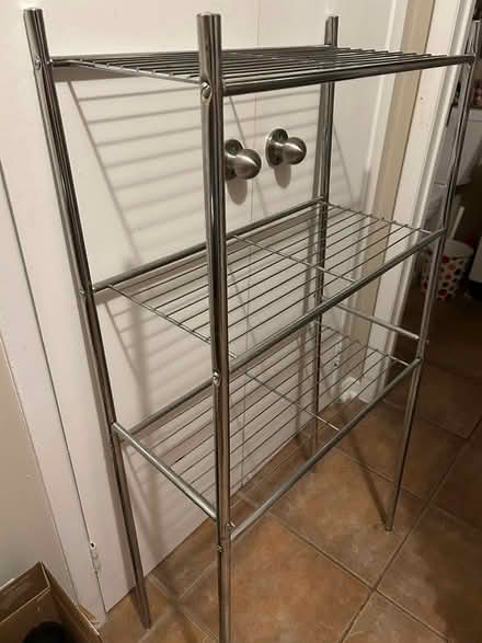 Photo of free Metal shelf 45” high (L5L 5P5) #1