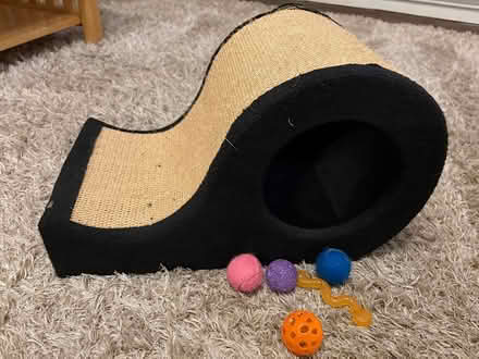 Photo of free Cat scratcher and toys (Mytchett) #1