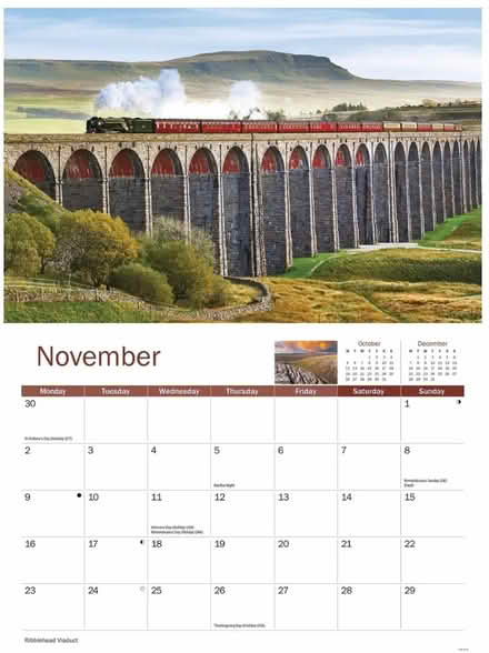 Photo of 2026 Wall Calendar (Harrogate HG1) #1