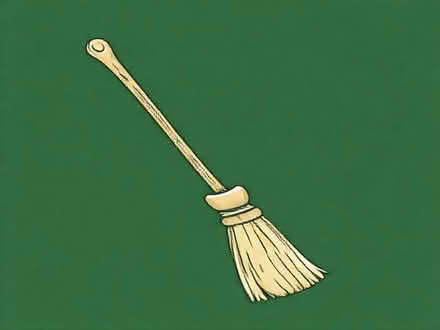 Photo of Wooden broom handle / half handle (Winklebury RG23) #1