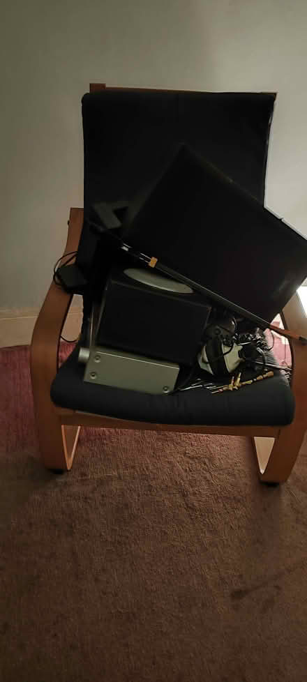 Photo of free Three Ikea Poang Chairs plus one very similar Asda version (Penzance TR18) #1