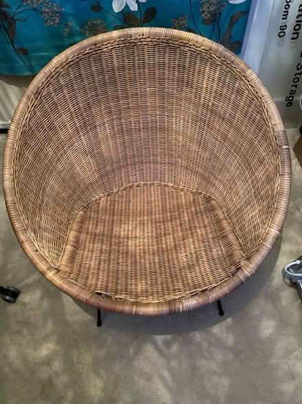 Photo of free Circular wicker chair (Chippenham SN15) #1