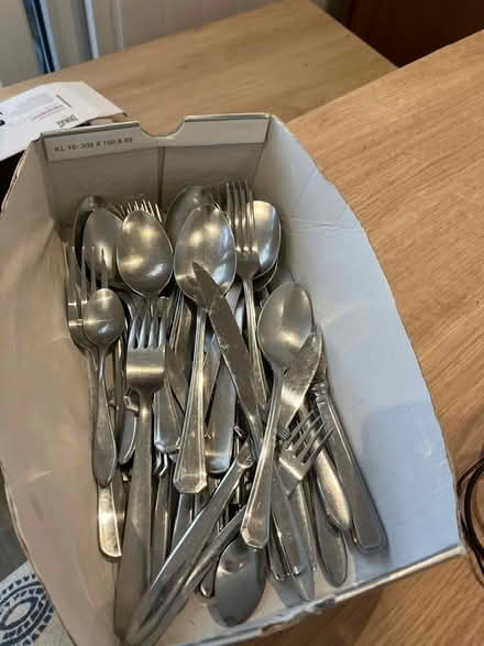 Photo of free Box of cutlery (Charlton OX12) #1