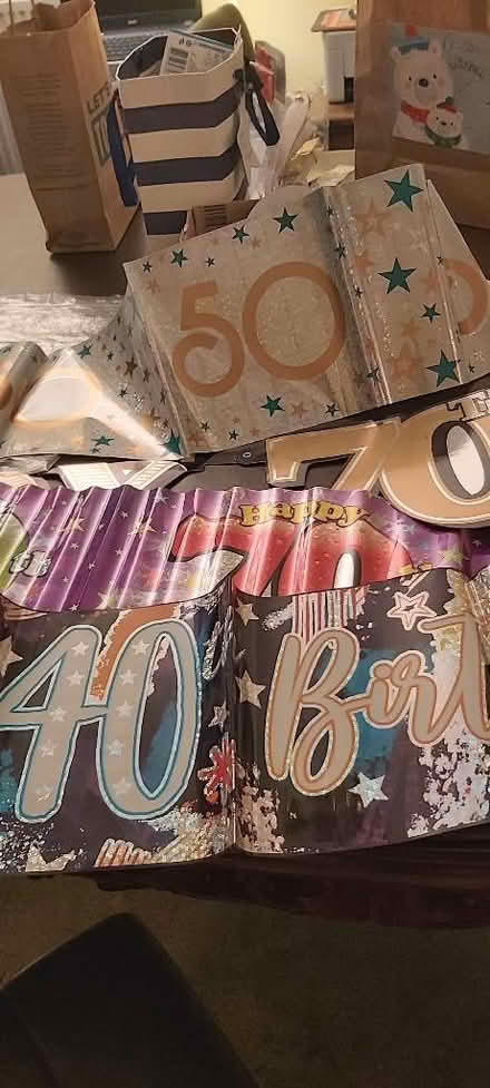 Photo of free Birthday banners, 40 50 and 70th (Heaton Chapel SK4) #1