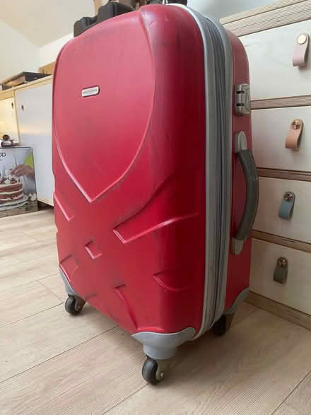 Photo of free Medium red suitcase (The Maltings CB4) #2