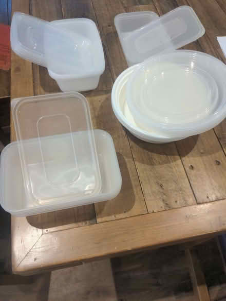 Photo of free Plastic food containers (Cheadle Hulme SK8) #1
