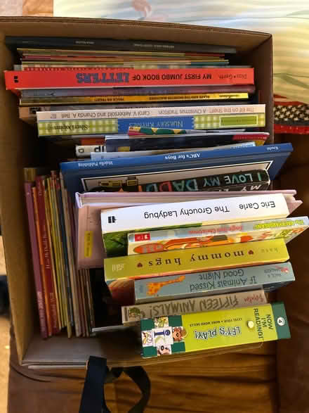Photo of free Bankers box children’s books (Marley) #1