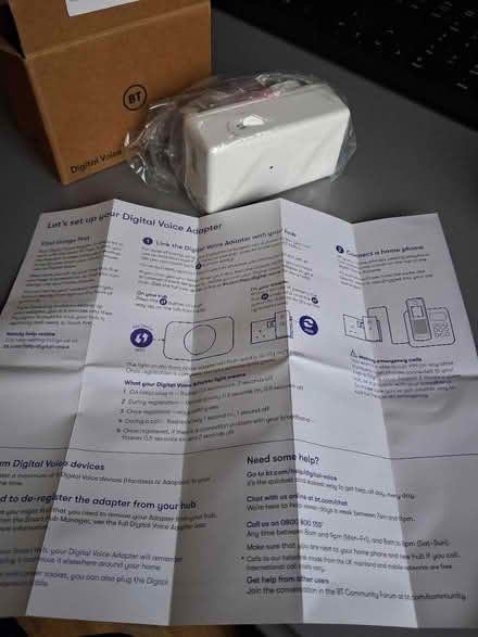 Photo of free Two BT Digital Voice Adapters (Sarisbury Green SO31) #1
