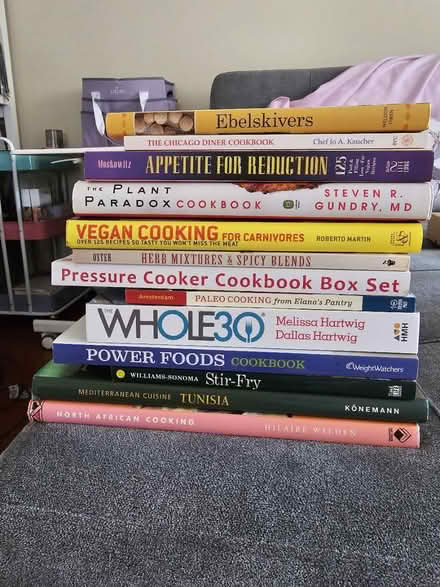 Photo of free Collection of Cookbooks (13) (85/El Camino near Sylvan) #1