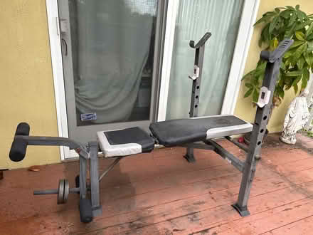 Photo of free Weight bench (Redwood City) #1