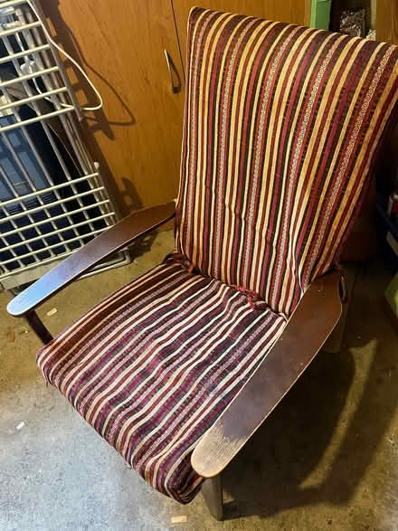 Photo of free Old wooden Parker Knoll armchair (Dorridge B93) #1