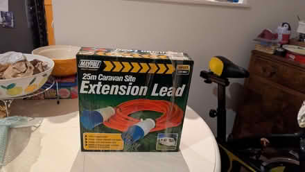Photo of free 25m caravan site extension lead (Saint Davids Ward EX1) #1