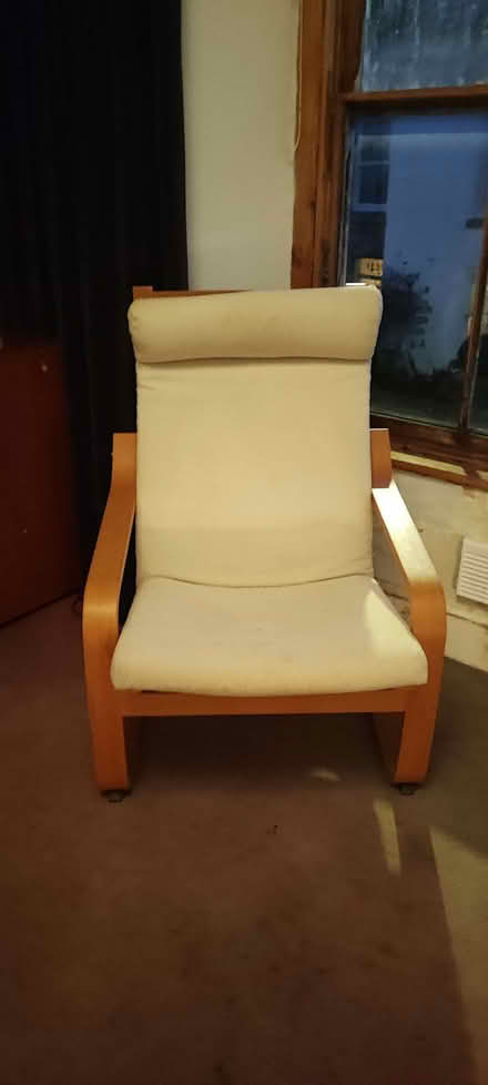 Photo of free Three Ikea Poang Chairs plus one very similar Asda version (Penzance TR18) #3