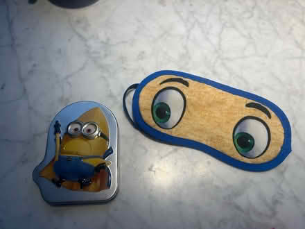 Photo of free Minions tin and eye mask (SE24) #1