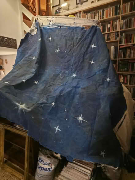 Photo of free 8'x8' starry night backdrop/ canvas (N15 - near Tott Hale Retail Pk) #1