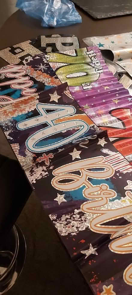Photo of free Birthday banners, 40 50 and 70th (Heaton Chapel SK4) #2