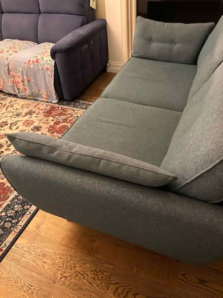 Photo of free DFS/French Connection Teal 3 Seater sofa (Kingston Vale SW15) #3