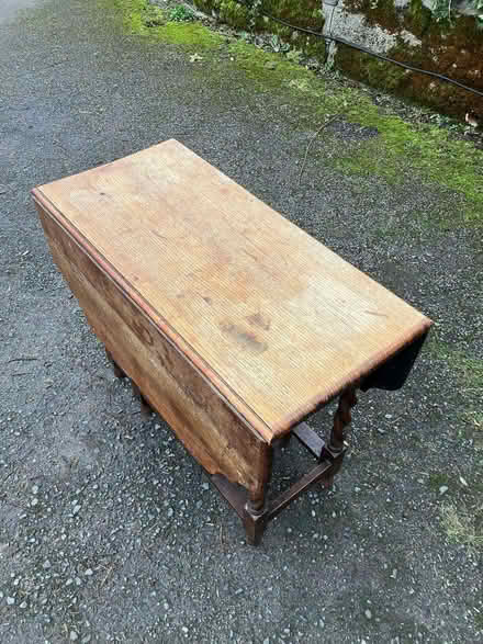 Photo of free Oak drop-leaf table (Nether Skyborry LD7) #3