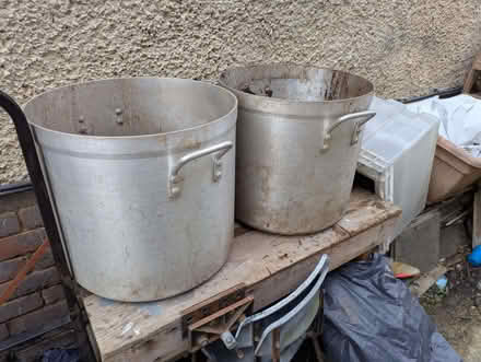 Photo of free Large Aluminium Cooking Pots (Portslade by Sea BN41) #1