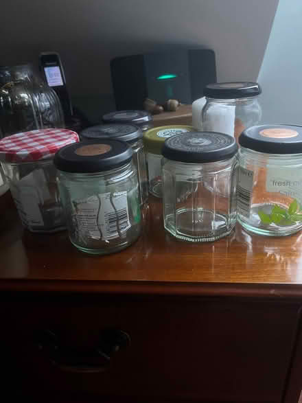 Photo of free Eight jam jars (Stratford-upon-Avon CV37) #1