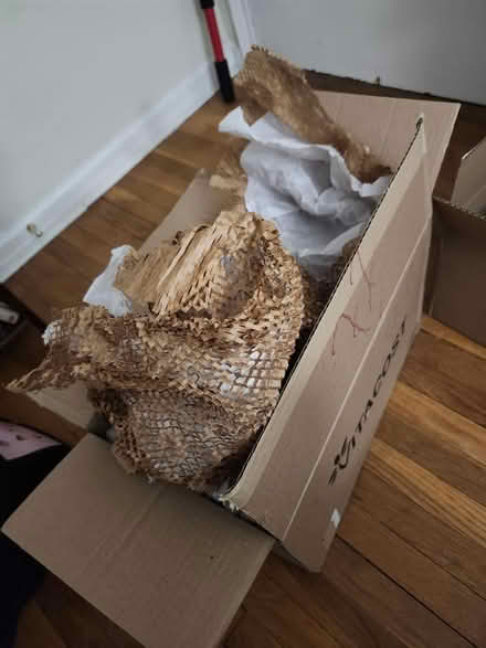 Photo of free Medium size box & packing materials (Passaic) #2