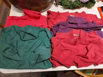 Photo of free 5 woolly jumpers (Earlswood RH1) #1