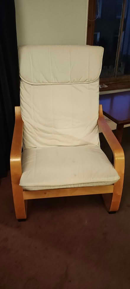 Photo of free Three Ikea Poang Chairs plus one very similar Asda version (Penzance TR18) #4