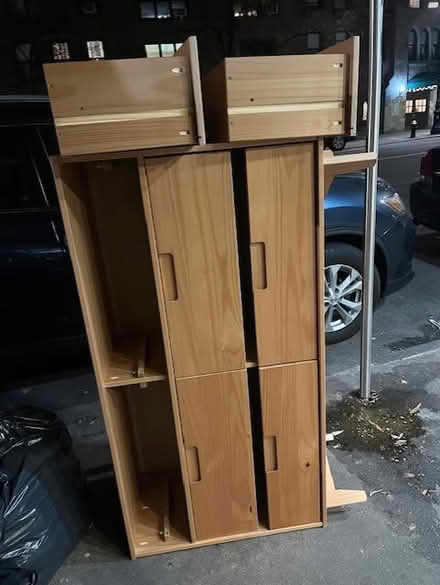 Photo of free Blond wood desk - Curb Alert (Upper East Side) #1