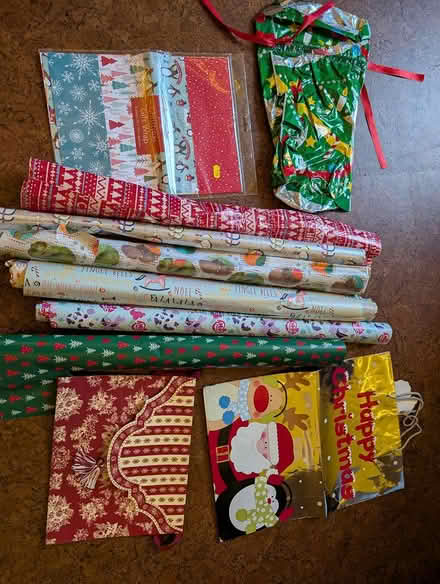 Photo of free Christmas wrapping paper etc (Govanhill, G42) #1