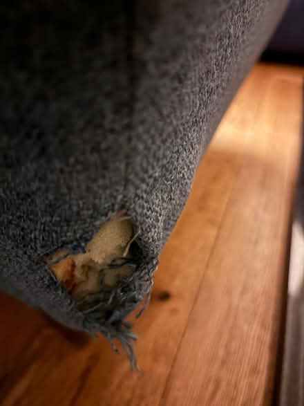 Photo of free DFS/French Connection Teal 3 Seater sofa (Kingston Vale SW15) #1