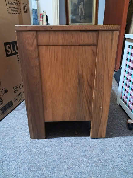 Photo of free Solid Oak Bedside Table (Balham SW12) #2