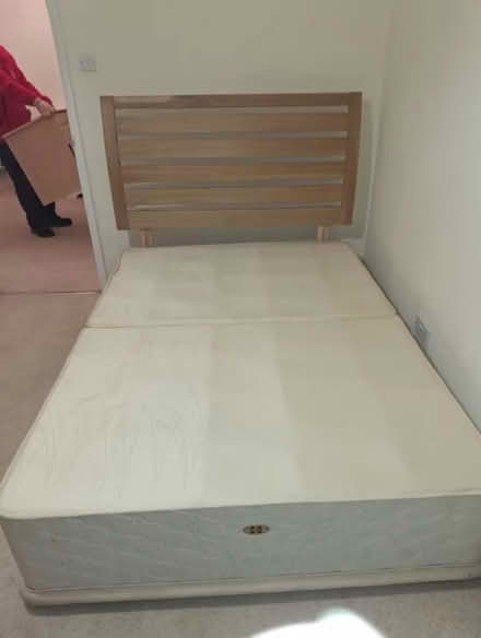 Photo of free Dble bed 4 drawers. With headboard (Se6 2ha) #1