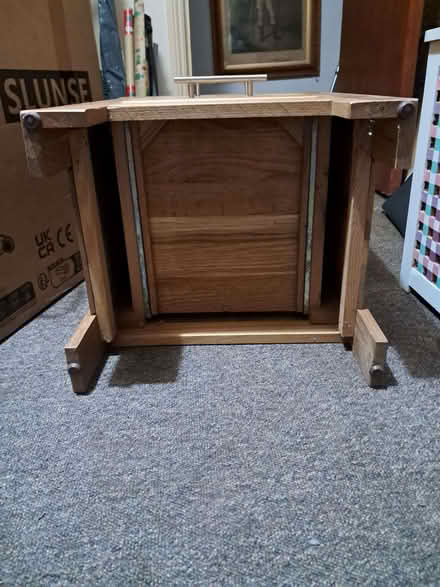 Photo of free Solid Oak Bedside Table (Balham SW12) #4
