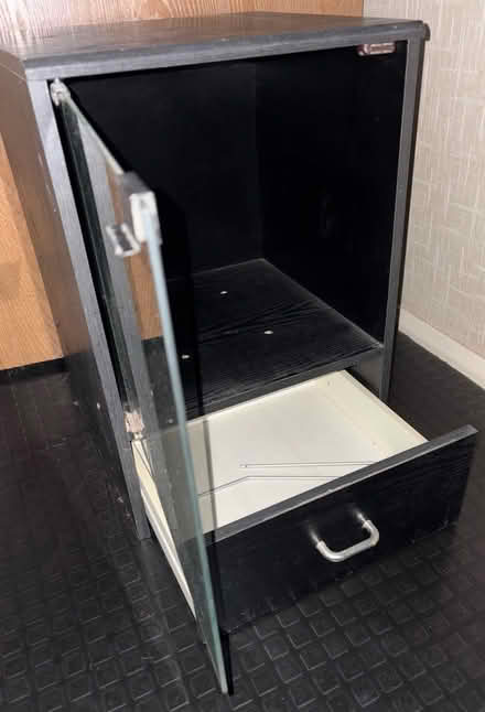 Photo of free Wooden cabinet with a drawer (Meden Vale) #2