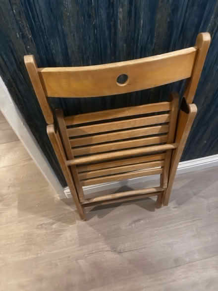 Photo of free Wooden folding chair (Whetstones N20) #2