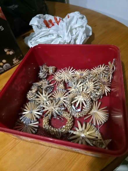 Photo of free Wooden tree ornaments (Swindon Village GL51) #1