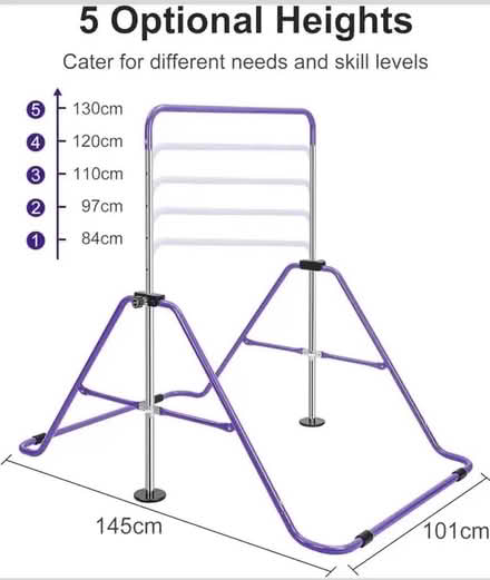 Photo of free Brand new boxed Kids Purple Gymnastics Bar (Ashburton SE25) #2