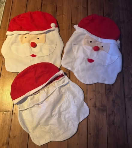 Photo of free Santa chair-back covers x4 (SE4) #1