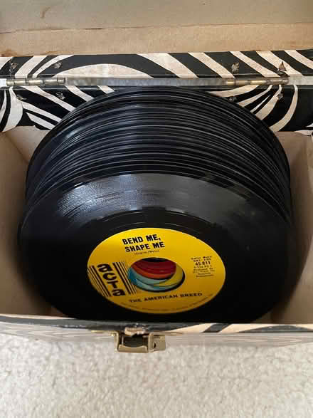 Photo of free Box of 45’s (West Plano) #1