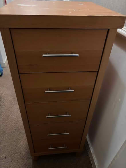 Photo of free Chest of drawer (Woodley RG5) #1