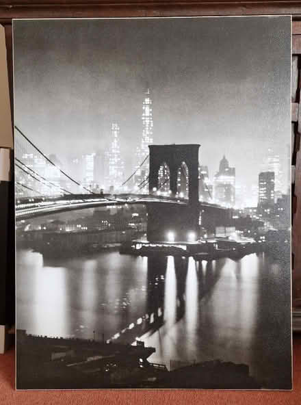 Photo of free B&W New York City Large Canvas Print (Penrith CA11) #1