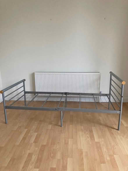 Photo of free Single metal bed frame (Shipley BD18) #1