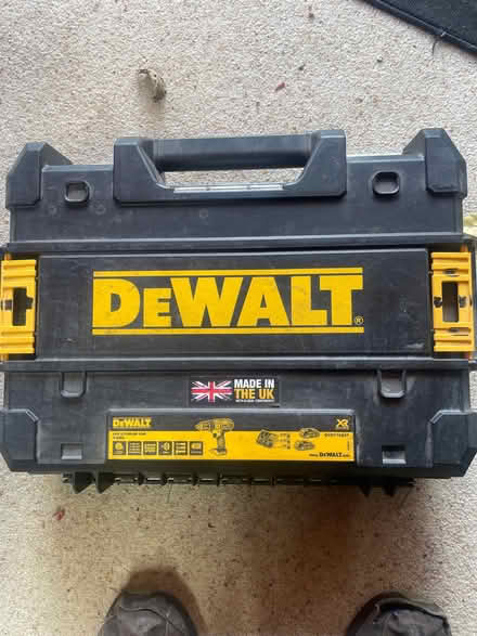 Photo of free Dewalt drill storage box (Bognor Regis PO21) #1