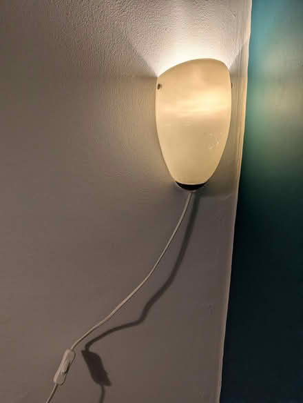 Photo of free 2 wall mounted glass lights (Turnpike Lane N15) #2