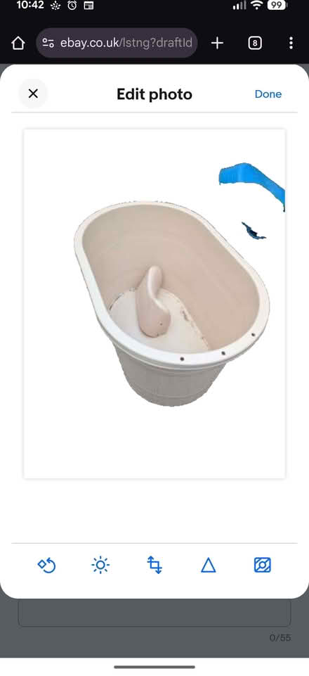 Photo of free Adult plastic bath (Skipton BD23) #1